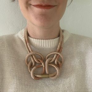 Sasha Handmade Colorblock necklace